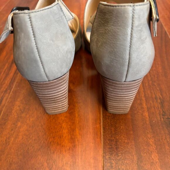 Paul Green Women's Grey and Khaki Sandals - Picture 5 of 8